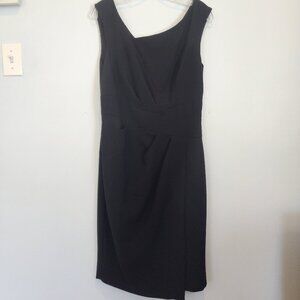 WHBM Asymmetrical neckline dress, Size 10, Like New